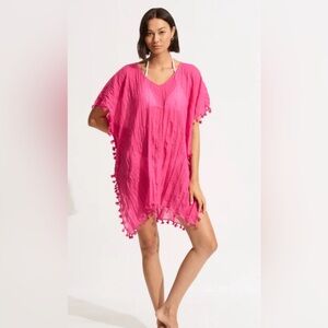 New Seafolly Vibrant Pink Cover-Up